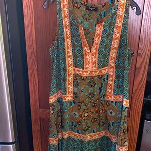 Tolani Boho Silk Dress